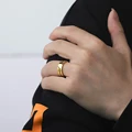 Skyrim Fashion Simple Stainless Steel Couple Ring for Men Women Casual Finger Rings Jewelry Engagement Anniversary Gift 2022 New preview-3