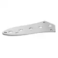 Shiny Steel 5 Holes Control Plate for Guitar Standard Size Chrome preview-1