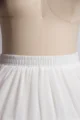 Women's Girls Crinoline Petticoat 2 Hoops White Black Skirt Chiffon Ball Dress Short Half Slip Underskirt for Lolita Cosplay preview-4