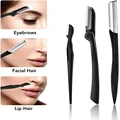 New Eyebrow Trimmer Set Scissors Tweezers Eyebrow Razor Scraping Eyebrow Comb Razor Eyebrow Clip Makeup Tools Sets preview-5