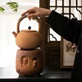 תנור קטן ערכת תה כלי קפה Teaware עמיד בטמפרטורה גבוהה כלי חרס סיר קונג פו מכונת תה מטבח אוכל בר ביתי גינה