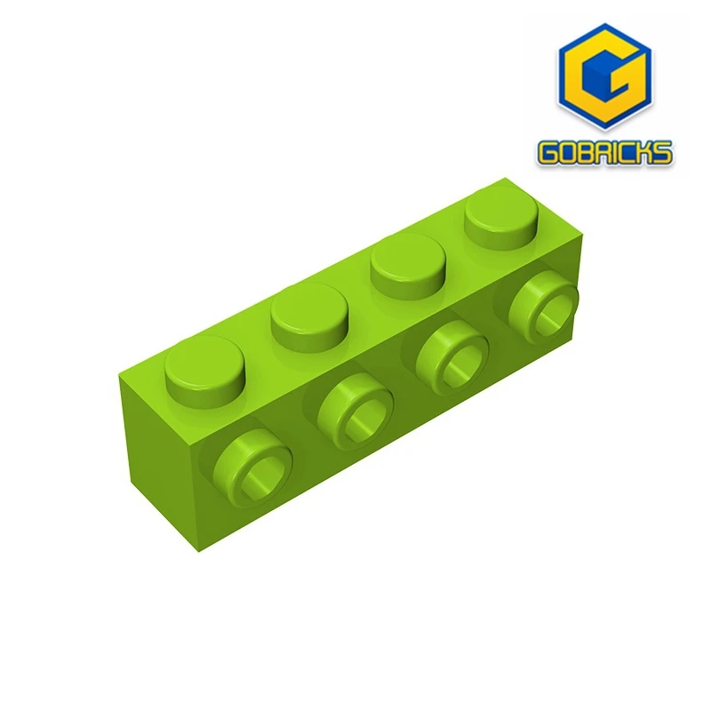 Gobricks 10PCS Bricks Compatible Assembles Particles 30414 1x4 For Building Blocks Classic Brand DIY Educational Spare Toys 2022-animated-img