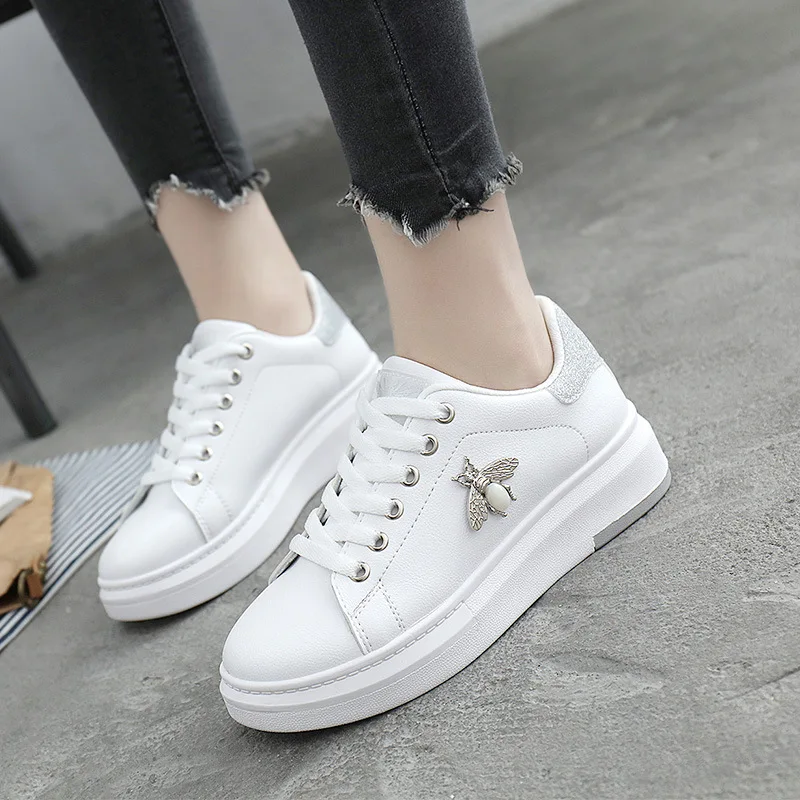 Ladies white casual shoes Clearance