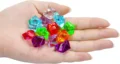 100pcs Multicolored Fake Crushed Ice Rock Plastic Gems Jewels Acrylic Rock Crystals Treasure Fake Diamonds Plastic for Kids Toy preview-3