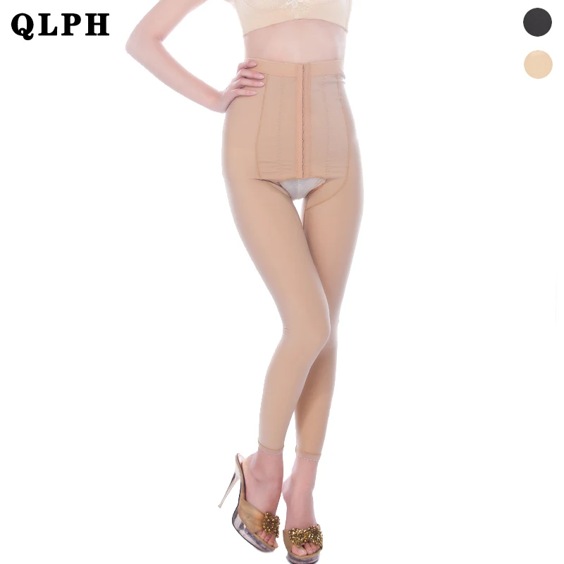 קנו אלי אקספרס  Body Shaper Liposuction Thighs Fat Filling Shaping Pant  Hip Lifter Open Crotch Medical Compression Bodysuit Postpartum Shapewear