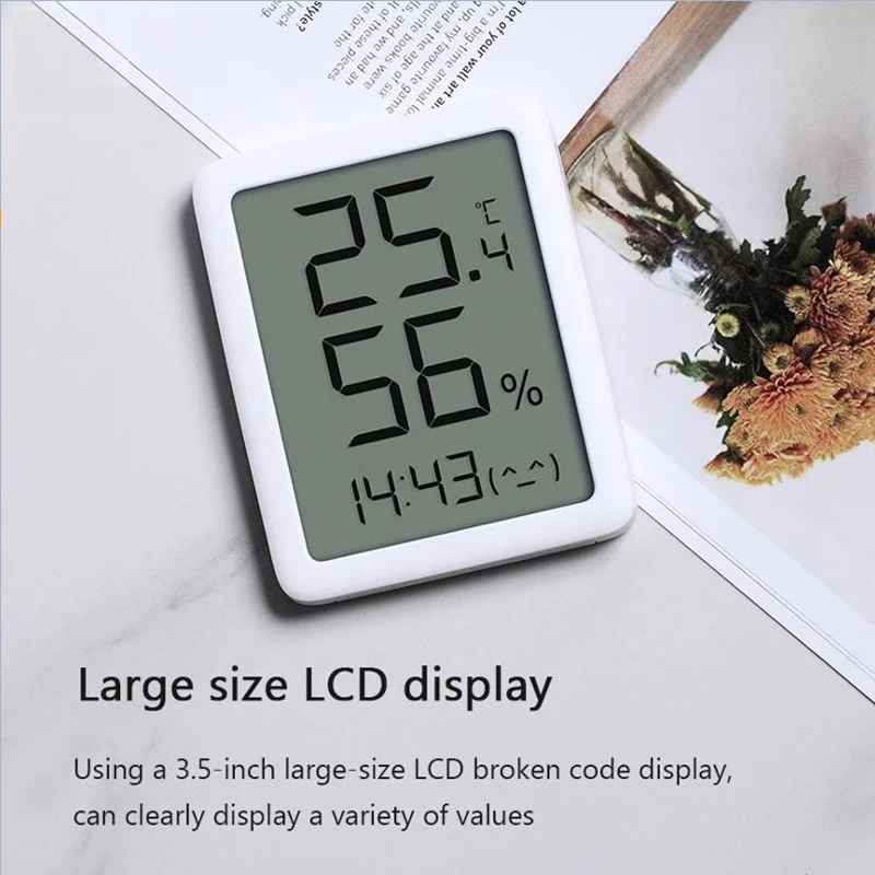 Upgrade Version] MMC E-Ink Screen BT2.0 Smart Bluetooth Thermometer  Hygrometer Works with App Home Gadget Tools From