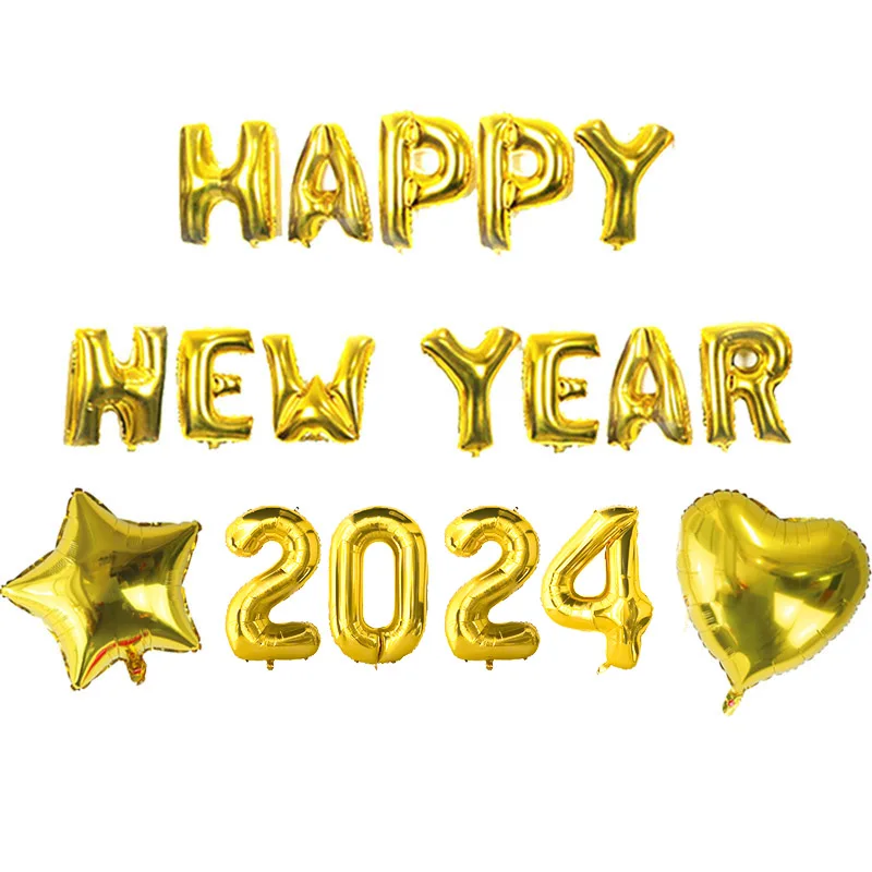 2024 happy new year decoration photo