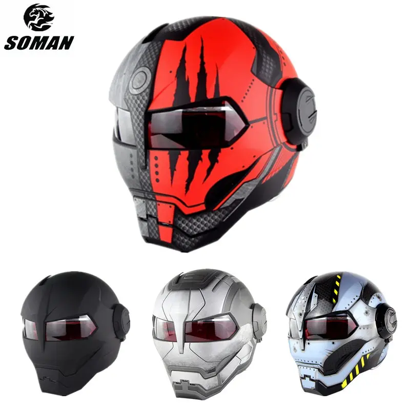 dot approved iron man helmet