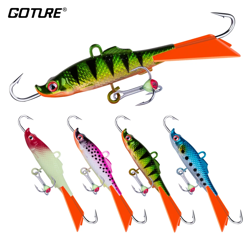 Goture Ice Jigging Fishing Lure, Winter Fishing Balancers