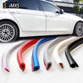 5/10M Car-styling Trips Rubber Edge Strips Car Door Protectors Moldings Adhesive Car Protector Car Decoration Scratch Protective