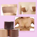 Cotton Sticky Bras Waterproof Invisible Underwear 4Colors Breathable Boob Tape Elastic Patch 1Roll Self Adhesive preview-1