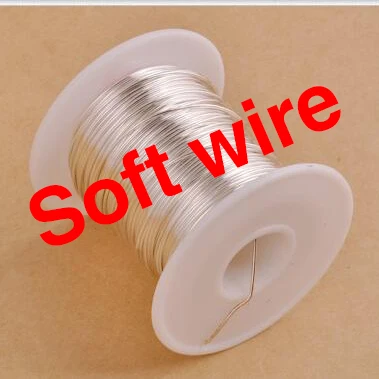 New 1pcs 1-100 meters 304 Stainless Steel Soft/hard Steel Wire Diameter  0.02-3mm Single Strand Lashing Soft Iron Wire Rustproof