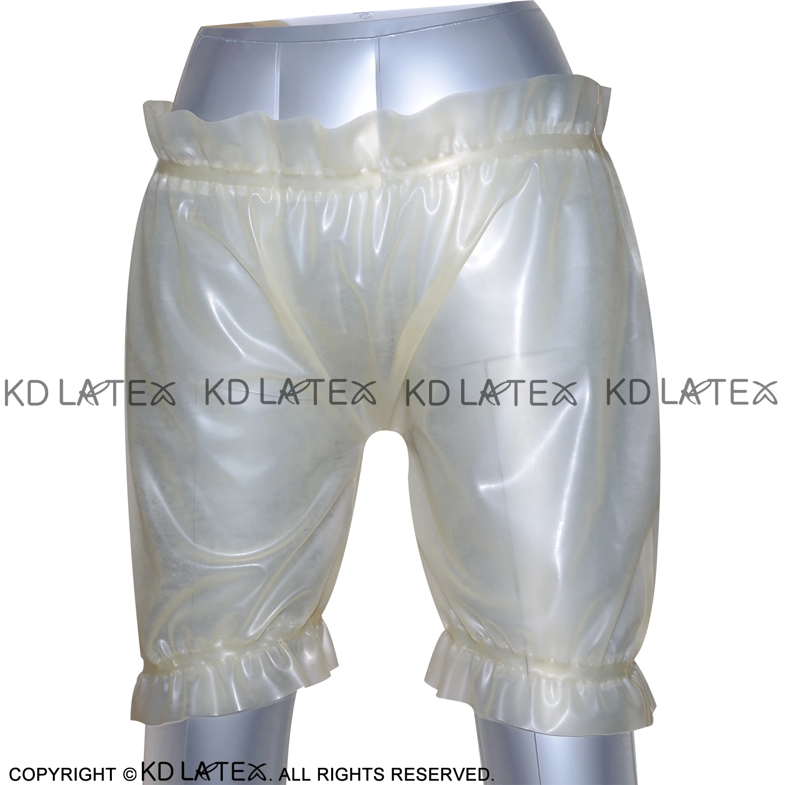 Transparent Rubber Latex Pants Loosely bloomers Rubber Underwear
