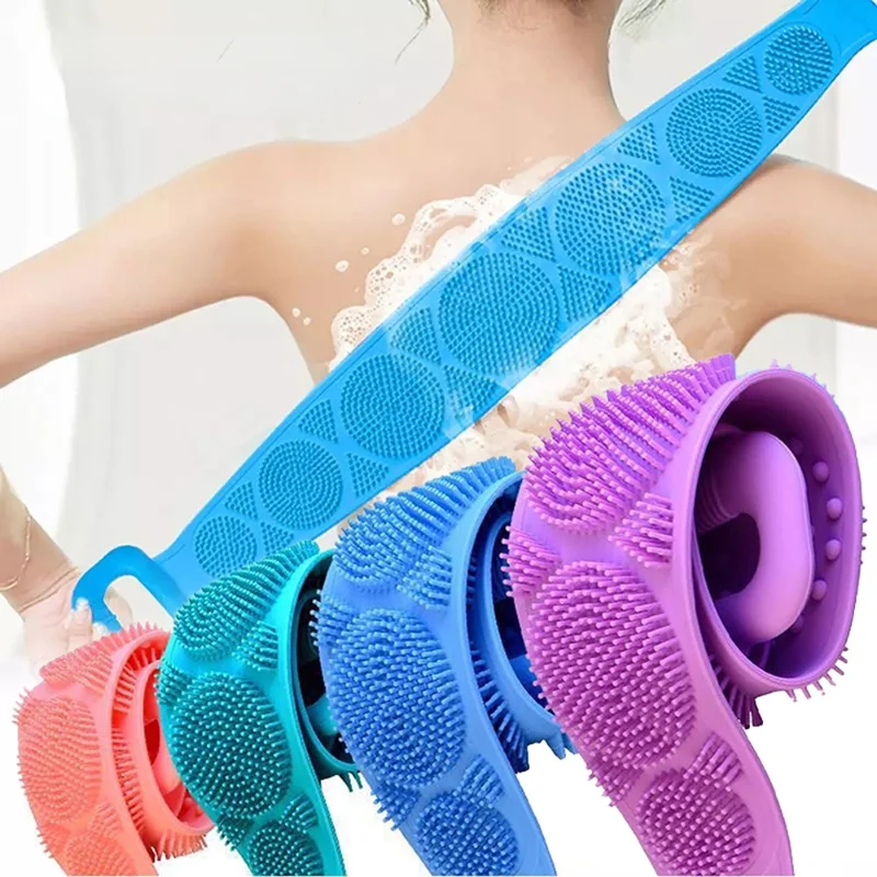 Купить Алиэкспресс Body Silicone Brush Scrub Body Exfoliating Sponge