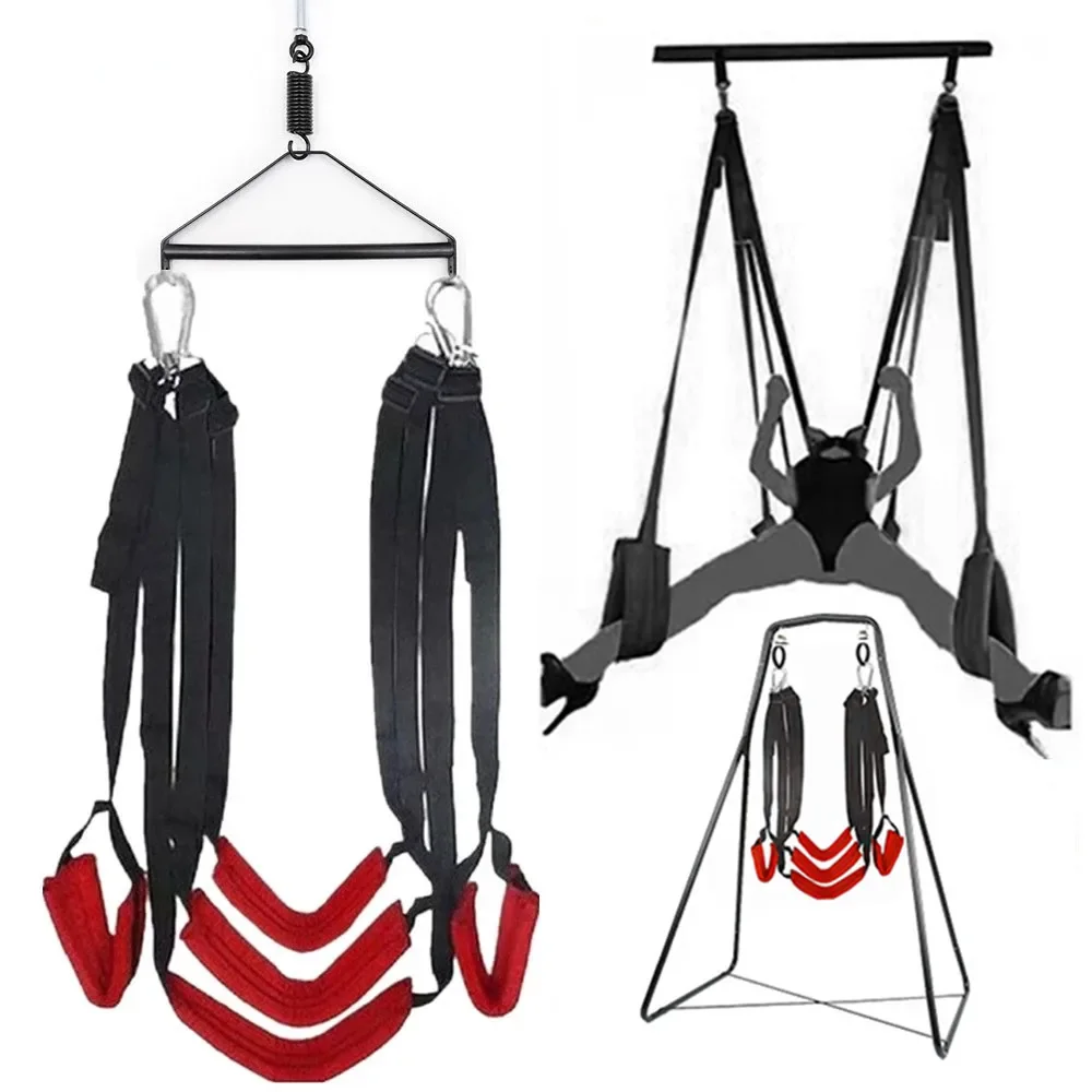 Купить Алиэкспресс | Hot Nylon Suspended Sex Swing Couples Erotic Sexual  BDSM Bondage Restraint Indoor Sling Hanging Hammock Sex Toys For Woman Men