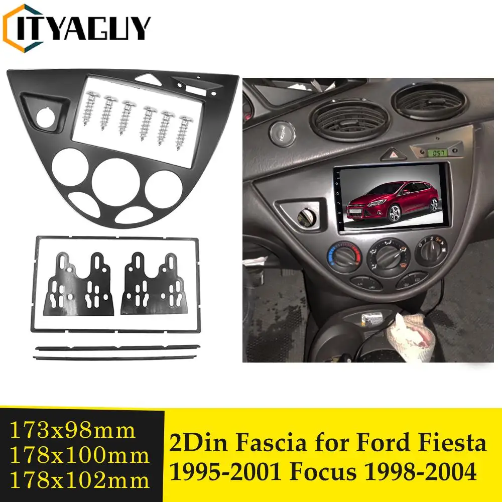 9 Inch Multimedia for Ford Fiesta 1995-2001 Focus MK1 1998-2004 Car Radio 2  Din Android Stereo Carplay Autoradio Head Unit Auto