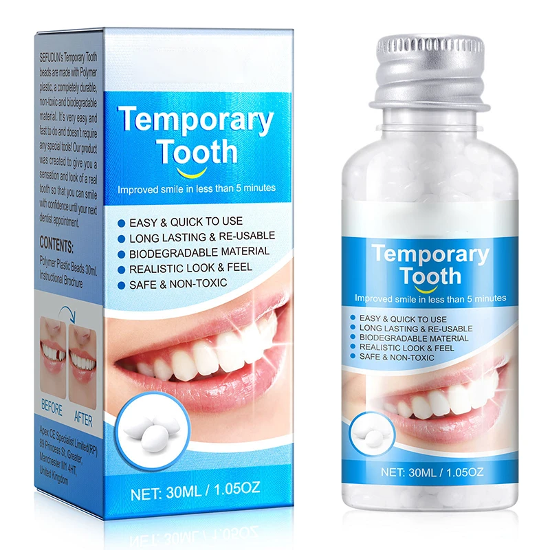 Resin Tooth Repair Glue Shapeable Teeth Gaps Filling Solid Glue Temporary Teeth  Repair Falseteeth Glue Safety Dental Supplies