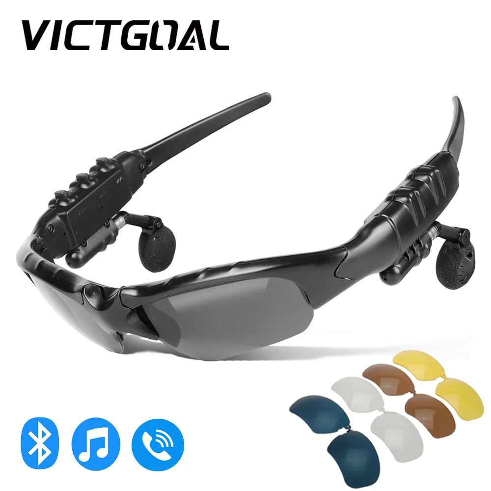 Αγορά Αθλητικά αξεσουάρ  Bluetooth Polarized Cycling Glasses For Men  Motorcycle MTB Bike Sunglasses Bicycle Earphone Sport Fishing Running  Eyewear