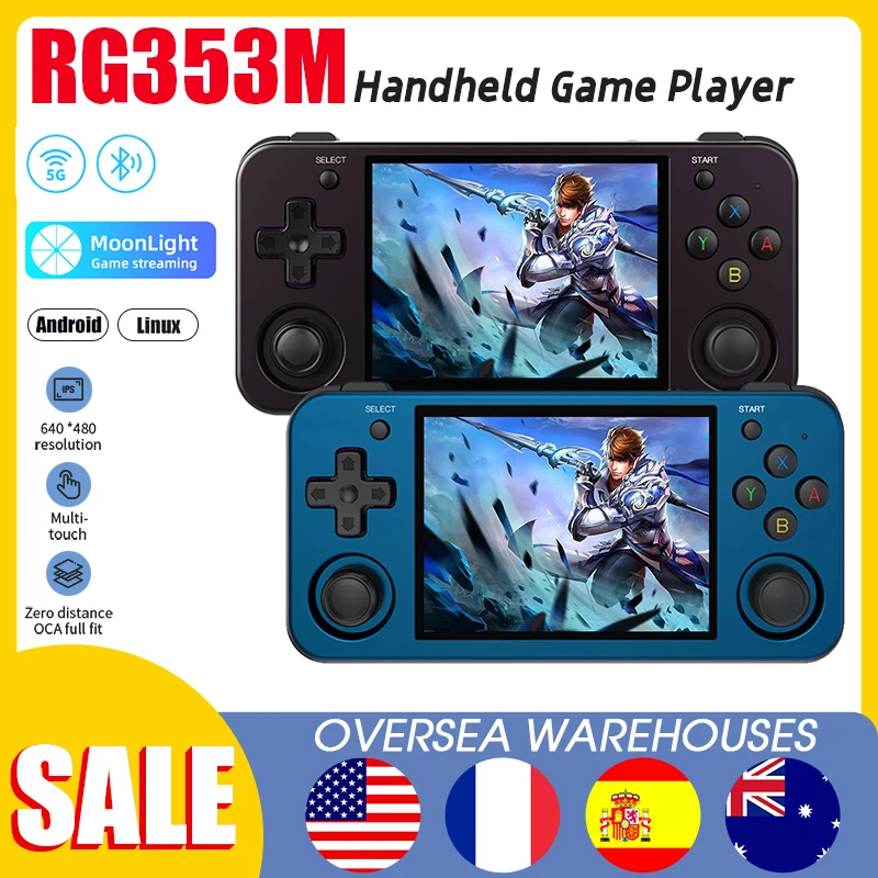 ANBERNIC RG353M ゲーム機 ディープパープル anbernic RG353M ディープ・パープル アンバーニック ANBERNIC