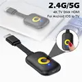 2.4G/5G Wireless WiFi Display TV Dongle Receiver HDMI Adapter 4K Display Dongle Mirascreen TV Stick For For Android IOS To TV