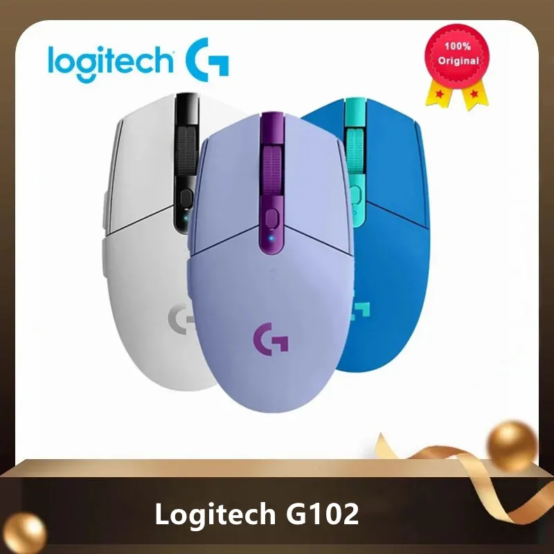 Logitech G102 wired mouse game electronic sports peripheral programmable office desktop computer mouse LOL-animated-img