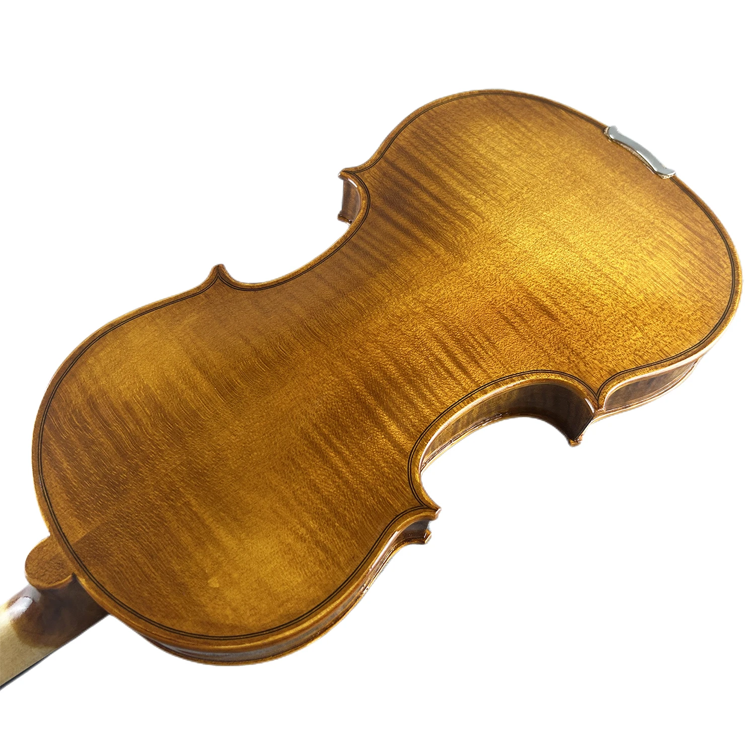 NAOMI 4/4 Full Size Stradivarius Violin Vintage Baroque Violin Handmade TOP  Spruce Back Flamed Maple