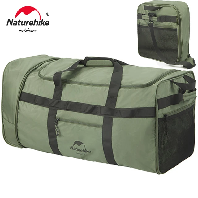 Naturehike Foldable Towing Wheel Bag Camping Storage Bag Portable Outdoor Travel Large Capacity Luggage-animated-img
