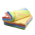 5/10PCS Colored Microfiber Square Wipe Cloth for Eyewear Accessories Eyeglass Cleaning Lens Clothes 14cm*17cm preview-4