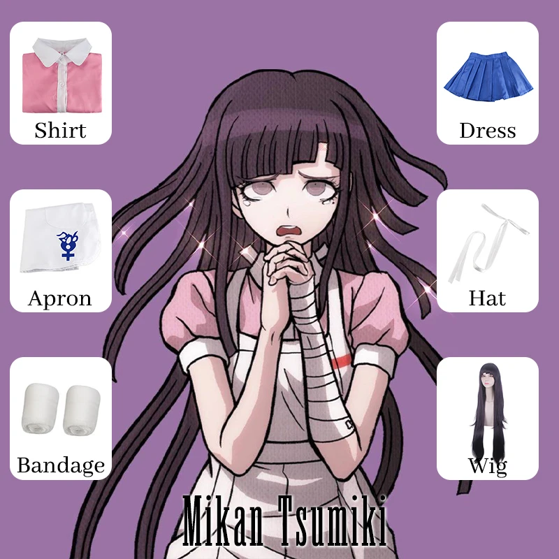 Αγορά AliExpress  Danganronpa Mikan Tsumiki Cosplay Costume