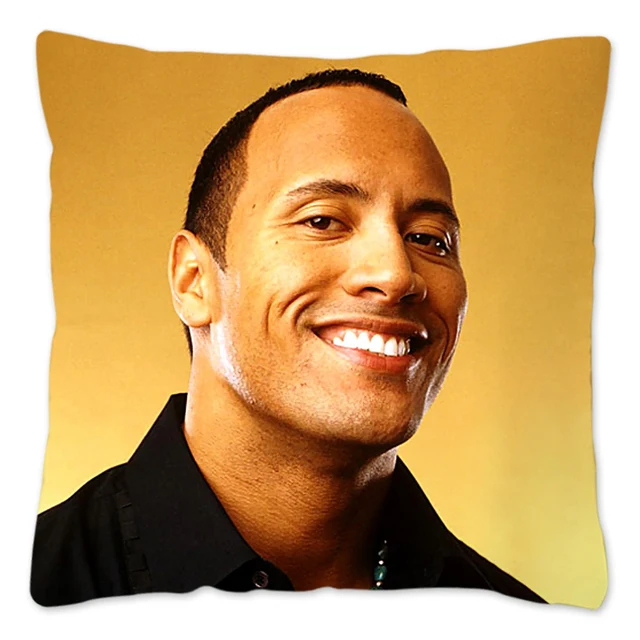 The Rock Eyebrow Meme Printing Throw Pillow Cover Car Sofa Fashion Office  Hotel Cushion Wedding Decorative Pillows not include - AliExpress