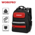 WORKPRO 2021 New Tool Bag 17'' Backpack Waterproof Organizer Bag 60-Pocket Multifunctional Storage Bags for Man