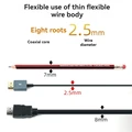 Ultra-fine soft HDMI compatible to Micro Minihdmi ultra-clear line camera monitor HDMI coaxial line 8K HD line OD2.5 mm preview-2