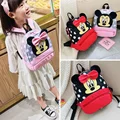 Disney Cartoon Backpack For Baby Boys Girls Minnie Mickey Mouse Children Lovely Schoolbag Kindergarten Schoolbag Kids Gift preview-5