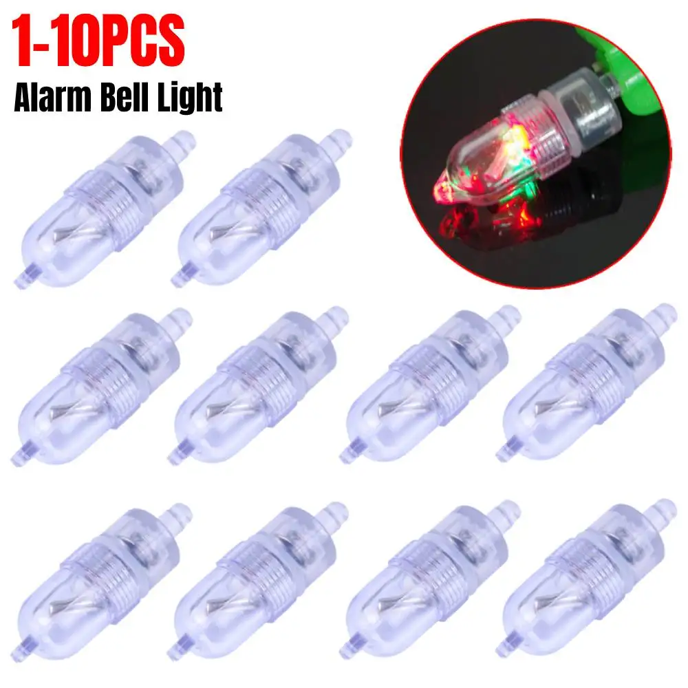 Smart Sensor LED Night Fishing Rod Tip Light Pole Bite Alarm Lamp