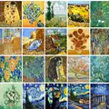 GATYZTORY Oil Paint By Numbers Diy Crafts Van Gogh Sky Landscape Pictures On Number Wall Decors Number Painting Art Supplies