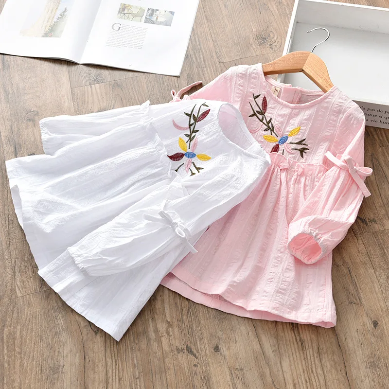 Pink Baby Girl Long Sleeve Dress 