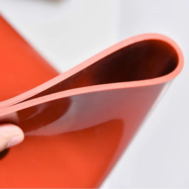 Red/Translucent/Black Silicone Rubber Sheet 500x500mm 1mm Silicone Sheeting  for Vacuum Press Oven Heat Resistant