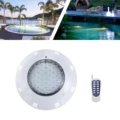 36W Underwater Pool Lights RGB Swimming Lamp 7 Color Changing IP68 Waterproof Lamp With Remote Controller