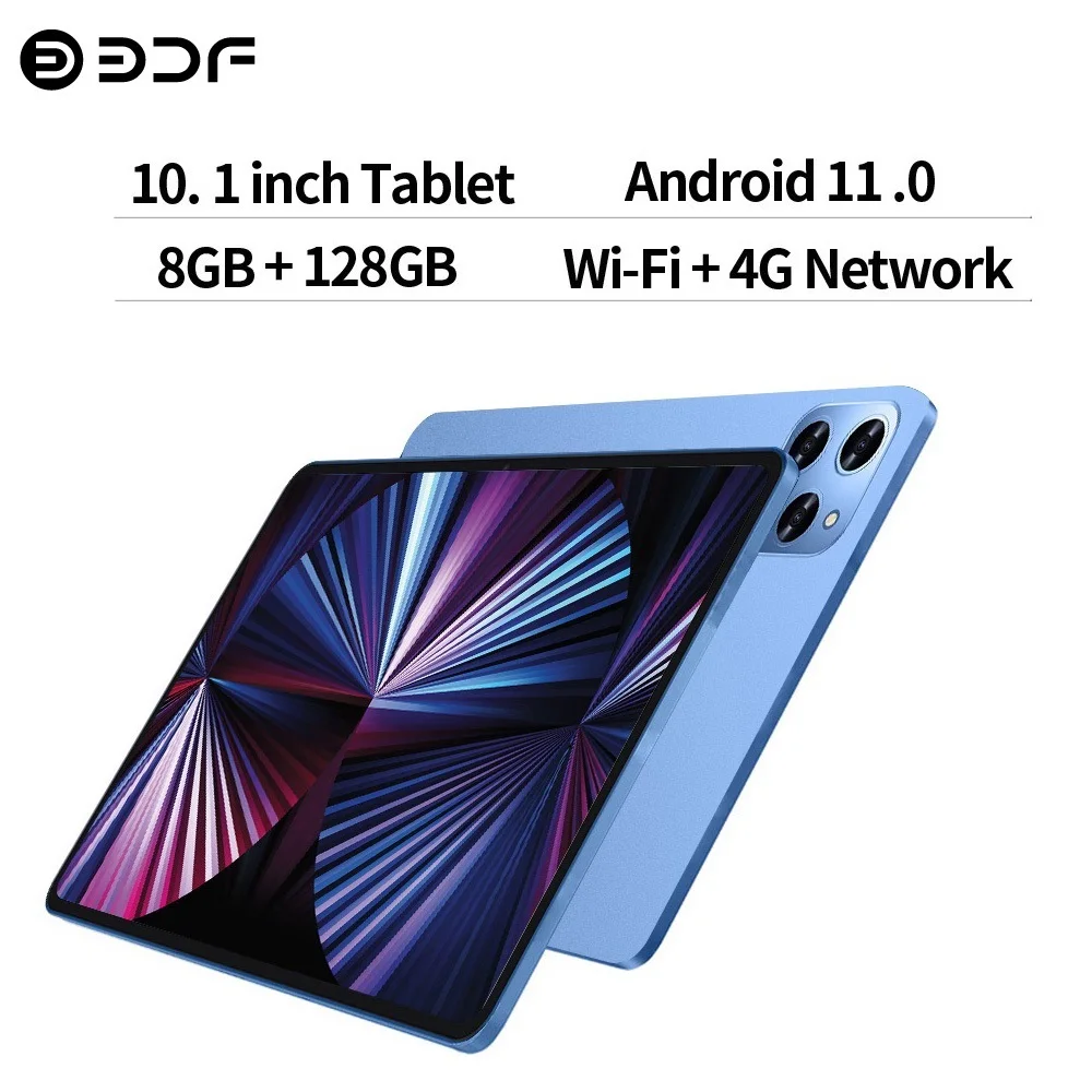 New 10.1 Inch Tablets Android 11 Octa Core 8GB RAM 128GB ROM Dual 4G LTE Phone Call GPS Bluetooth WiFi Google Tablet PC-animated-img