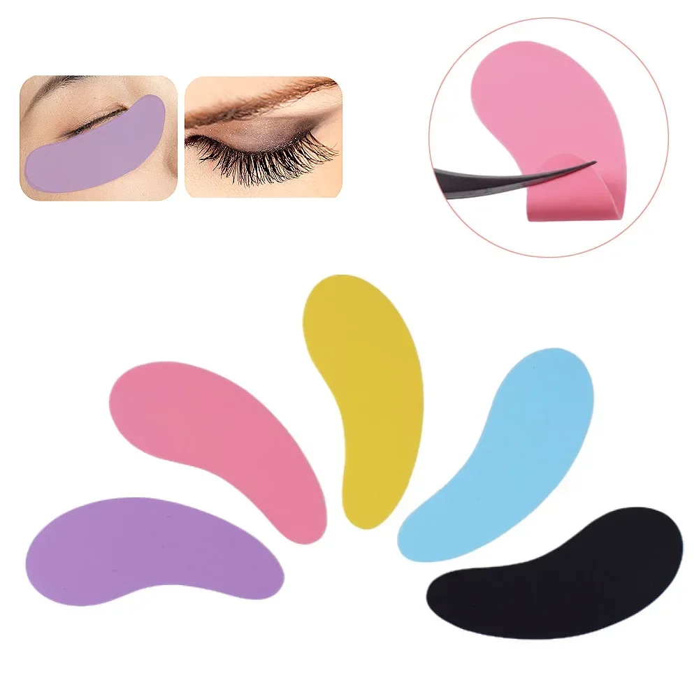 New Reusable 1Pair Eye Pads Silicone Stripe Lash Lift Eyelash Extension Hydrogel Patches Under Eye Gel Patch Makeup Tools-animated-img