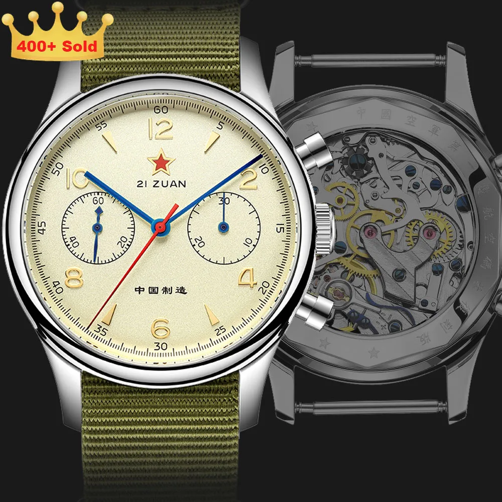 Купить Мужские часы | Fashion 40mm 38mm Men's 1963 Chronograph Sapphire ...