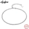 925 Sterling Silver Bracelet Sparkling 18k Gold Bracelet For A Woman's Engagement Party Jewelry Gift preview-1