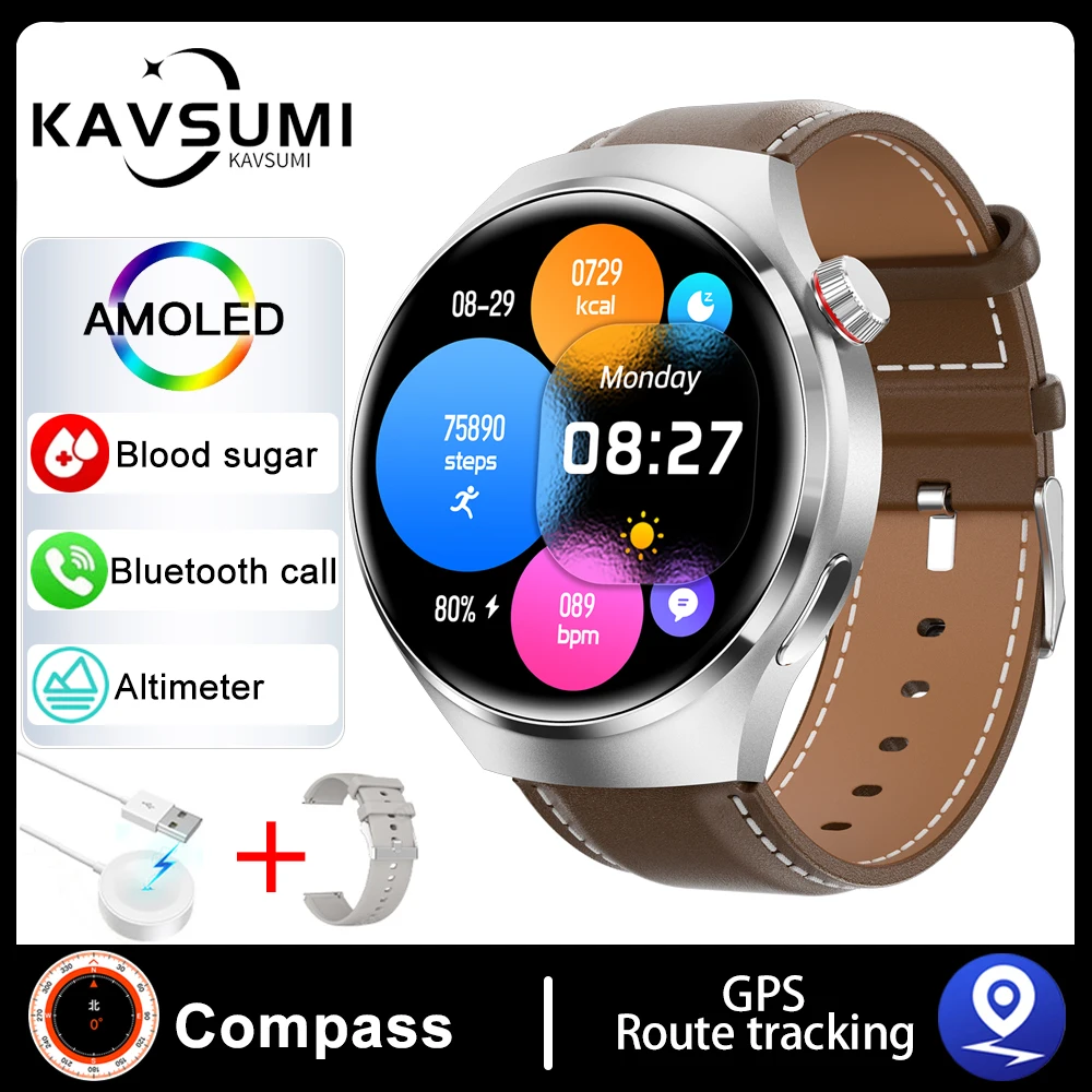 New GPS Smart Watch Men For Huawei GT4 Pro 360*360 HD Screen Heart rate  Bluetooth Call NFC IP68Waterproof Blood Sugar Smartwatch - AliExpress