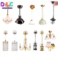 1:12/1:6 Dollhouse Accessories Miniature LED Wall Sconce Lamp, Dollhouse Table Lamp, Battery Operated With ON/OFF Switch preview-2