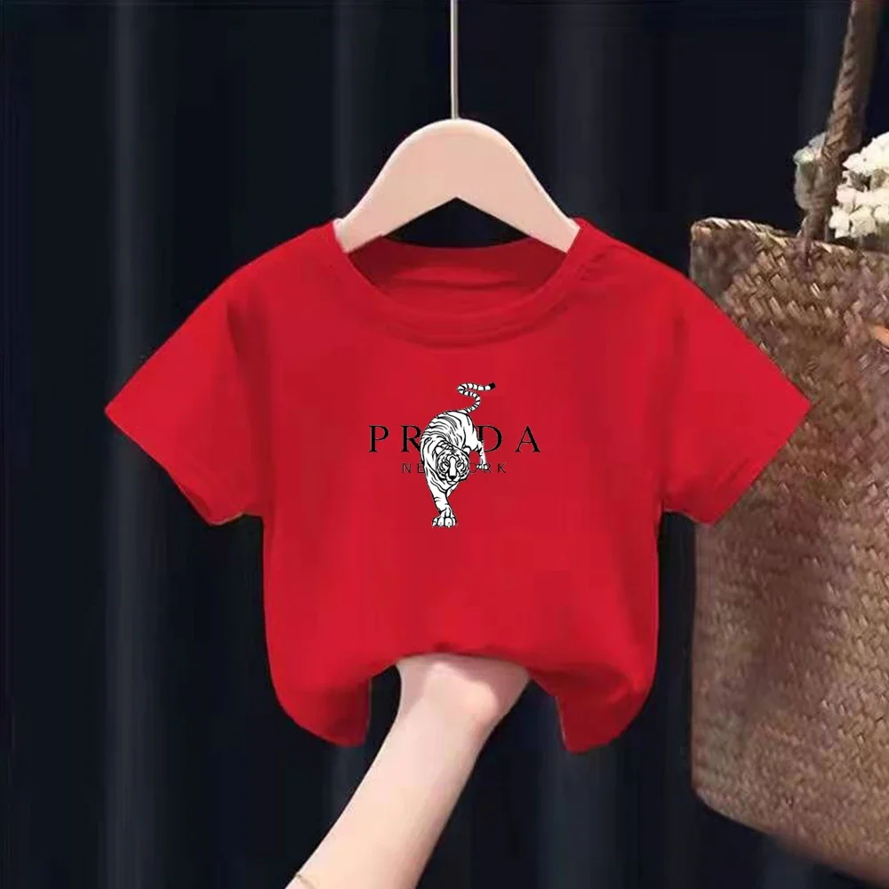2024 New Fashion Luxury Brand TShirt Kids Casual Streetwear Baby T-Shirt Boys Clothes Anime Girls Tops Children Tees Free Tees-animated-img