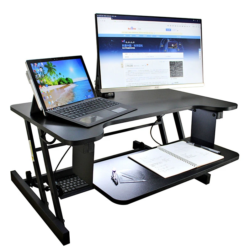 computer desk adjustable keyboard tray