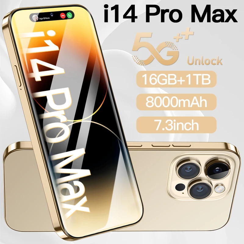 new i14 pro max 7.3-inch 16+1tb