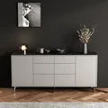 Italian-style ultra-thin slate sideboard minimalist wine cabinet modern minimalist porch cabinet integrated against the wall tea preview-3