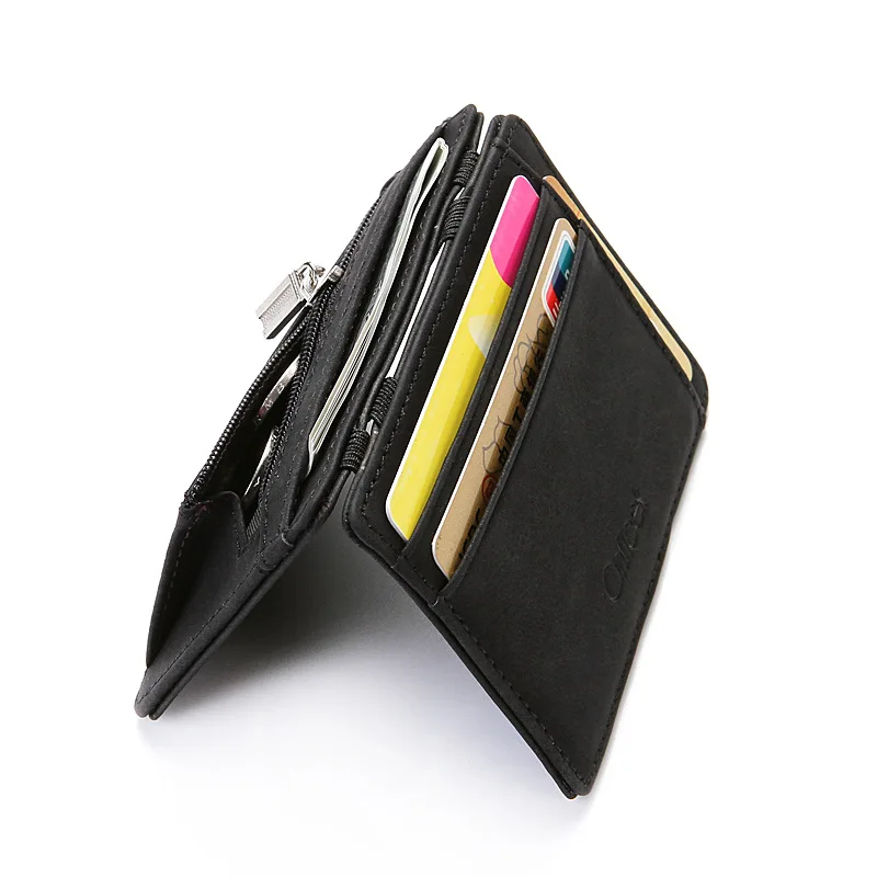 card wallet zipper