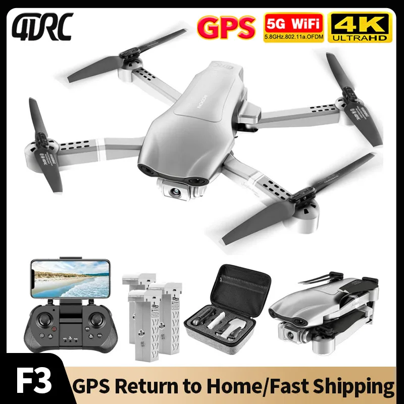 V168 Drone GPS 8K Professional With HD Camera Brushless 5G WIFI FPV RC  Quadcopter Obstacle Avoidance Aerial Photography Dron
